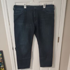 Men's Mavi Matt Relaxed Straight Dark Blue Jeans 42x32